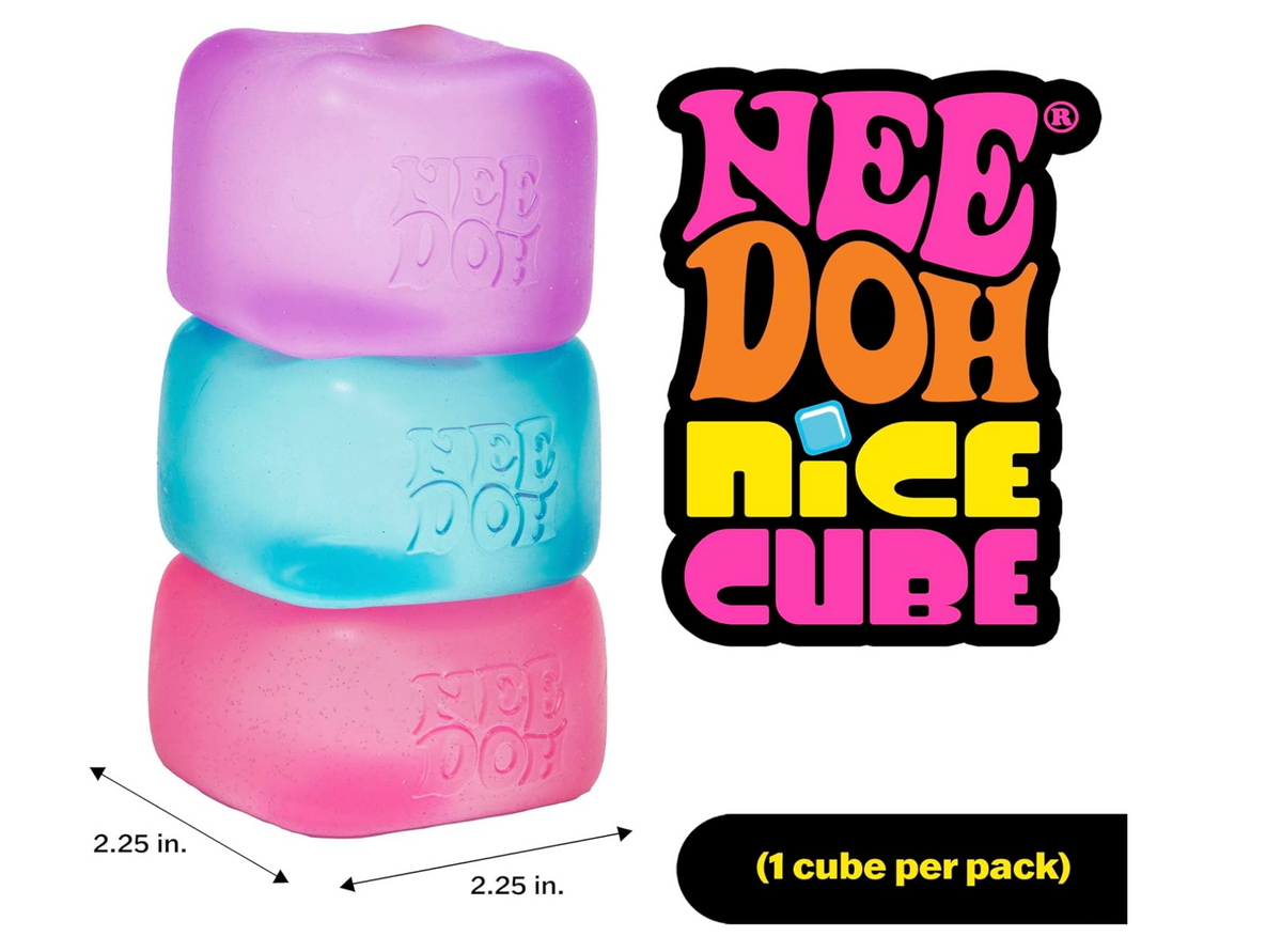 NeeDoh Nice Cube – Sensory Squeeze Fidget Toy