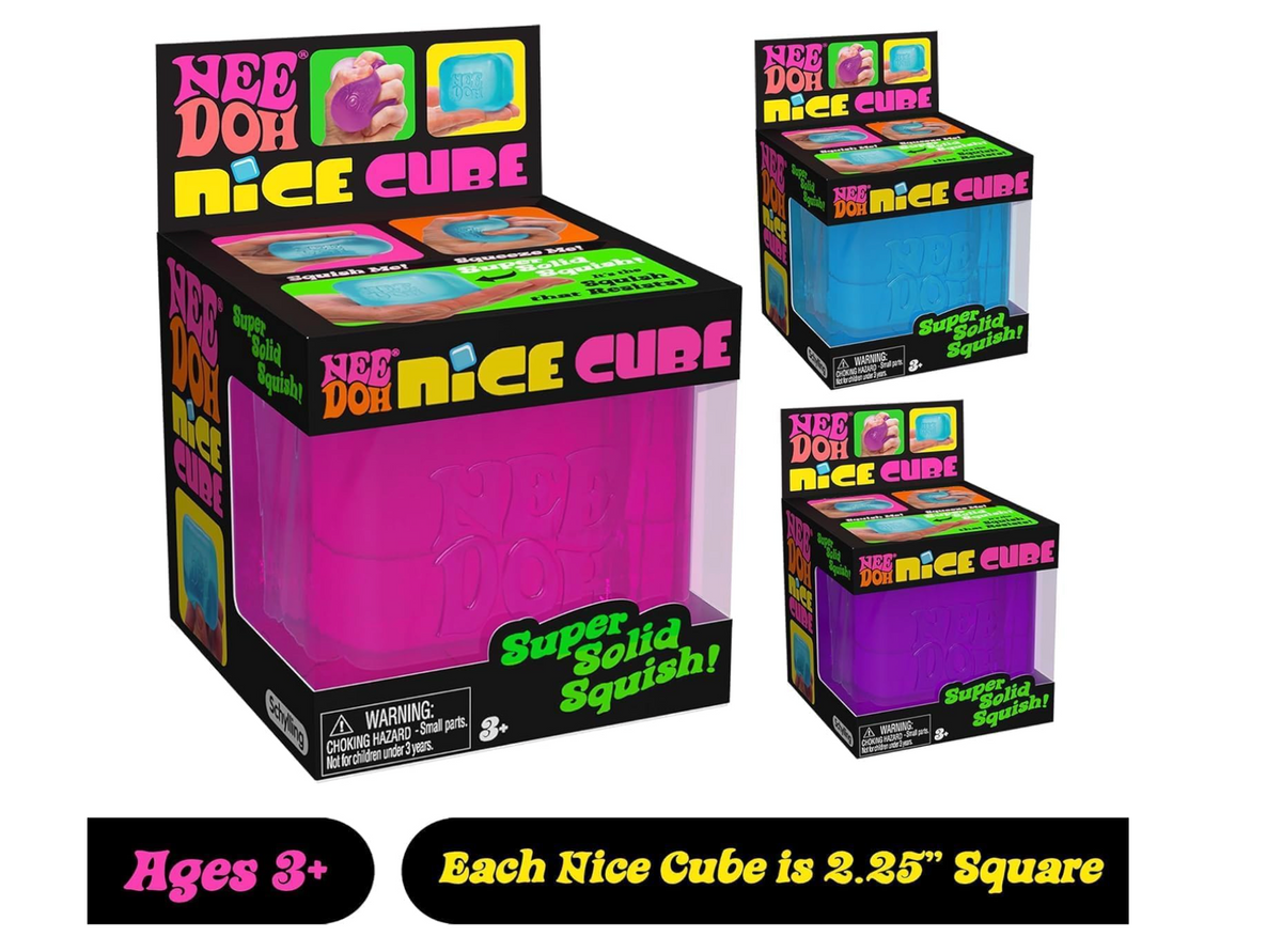 NeeDoh Nice Cube – Sensory Squeeze Fidget Toy